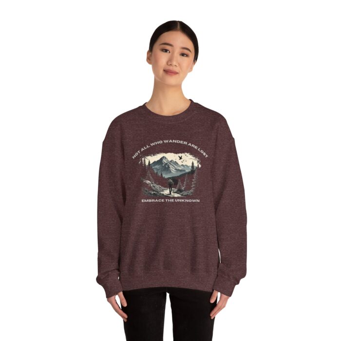 Not All Who Wander Are Lost Unisex Heavy Blend™ Crewneck Sweatshirt - Image 20