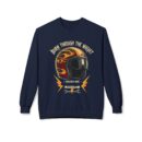 Burn through the night Unisex Midweight Softstyle Fleece Crewneck Sweatshirt