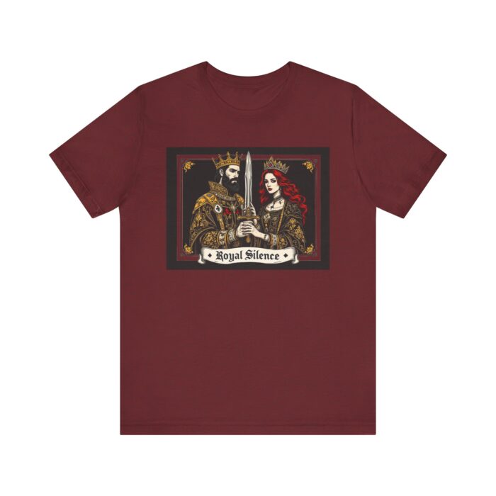 Royal Silence Graphic Tee, Gothic T-Shirt, King and Queen Shirt, Unisex Fashion Top, Drawstring Bag, Gift for Him/Her - Image 37