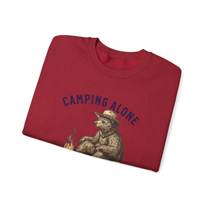 Camping alone Unisex Heavy Blend™ Crewneck Sweatshirt - Image 55