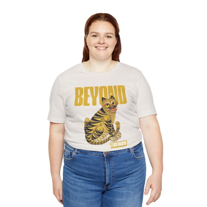 Beyond Trends Cat Tee, Unisex Jersey Short Sleeve T-Shirt, Stylish Cat Apparel, Gift for Cat Lovers, Trendy Graphic Tee - Image 48
