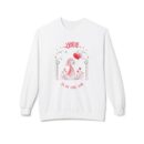 Love is in the air Unisex Midweight Softstyle Fleece Crewneck Sweatshirt