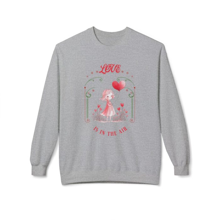 Love is in the air Unisex Midweight Softstyle Fleece Crewneck Sweatshirt - Image 25