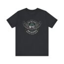 NYC Wings Graphic Unisex Tee, Vintage Style Shirt, Gift for NYC Lovers, Casual Streetwear, Travel Souvenir, Comfortable Tee