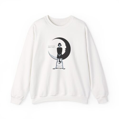 Silent Strings, Moonlit Dreams Unisex Heavy Blend™ Crewneck Sweatshirt
