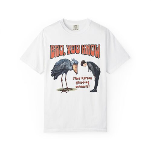 Shoebill Greeting Unisex Sweatshirt – Funny and Cute Korean Culture Design