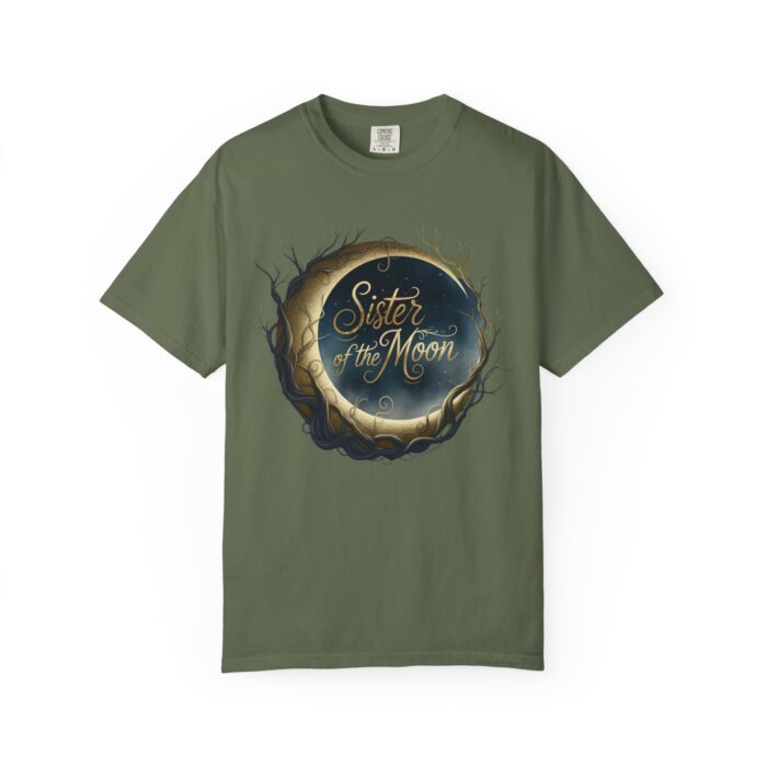 Moon Sister T-Shirt | Unisex Garment-Dyed Tee, Gift for Moon Lovers, Celestial Apparel, Astrology Shirt, Boho Fashion - Image 6