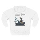 Ride with wave Three-Panel Fleece Hoodie