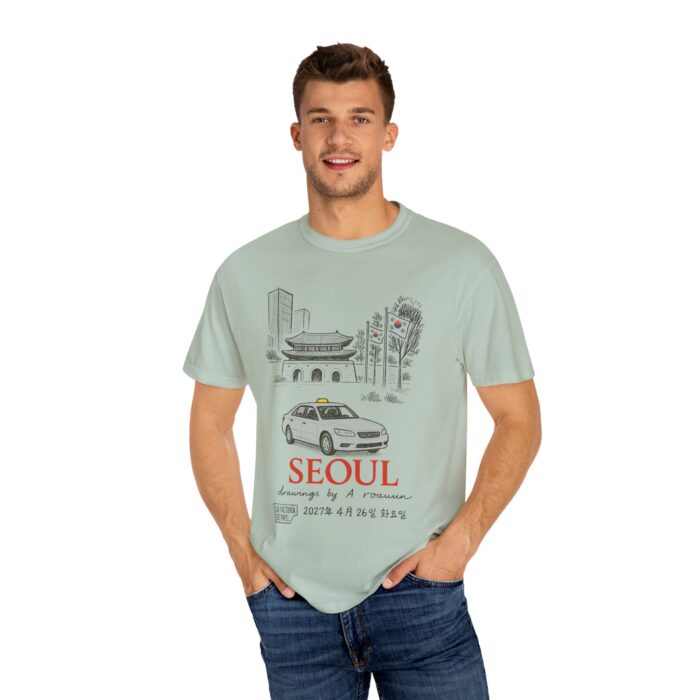 Seoul-Inspired Unisex T-Shirt - Artistic Design for Travelers - Image 4