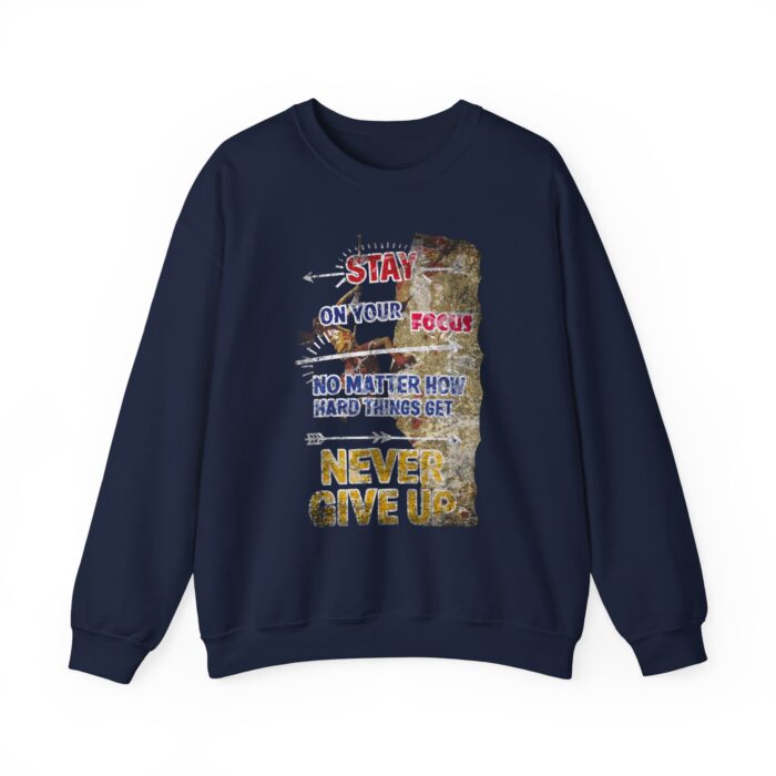 Never give up Unisex Heavy Blend™ Crewneck Sweatshirt - Image 26
