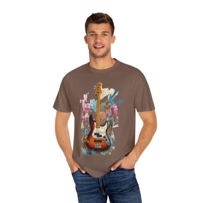 Cool Music Vibes Unisex T-Shirt, Guitar Lover Tee, Gift for Musician, Casual Wear, Concert Shirt, Graphic T-Shirt - Image 4