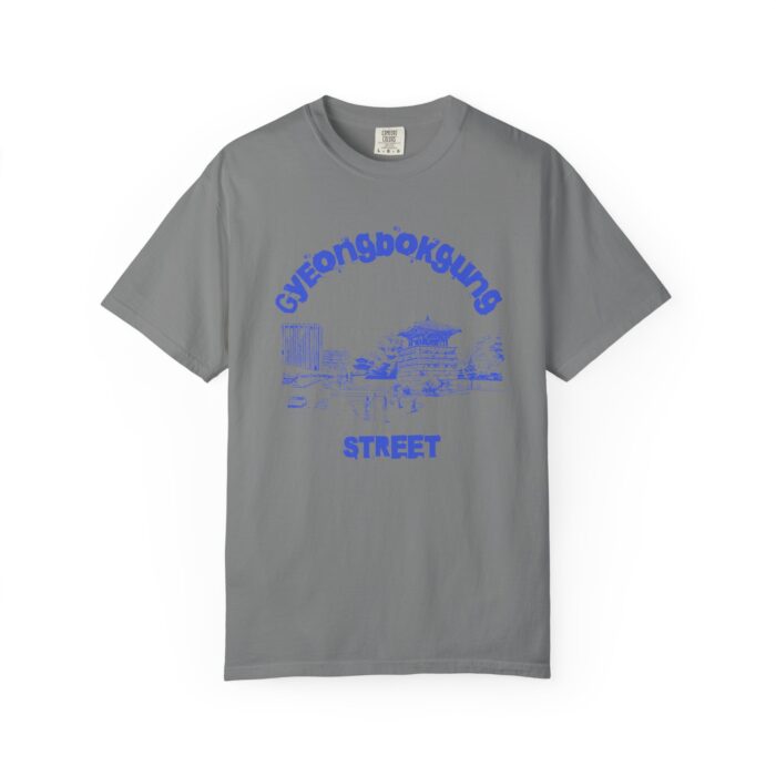 Gyeongbokgung Street Unisex Garment-Dyed T-shirt - Image 33