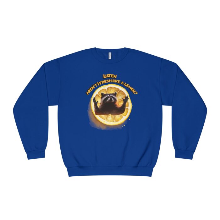 Lemonish racoon Unisex NuBlend® Crewneck Sweatshirt - Image 21