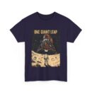 Moon Landing Adventure Tee - Unisex Heavy Cotton T-Shirt, Space Exploration Gift, Astronomy Shirt, Vintage Style Tee, One Giant Leap Design
