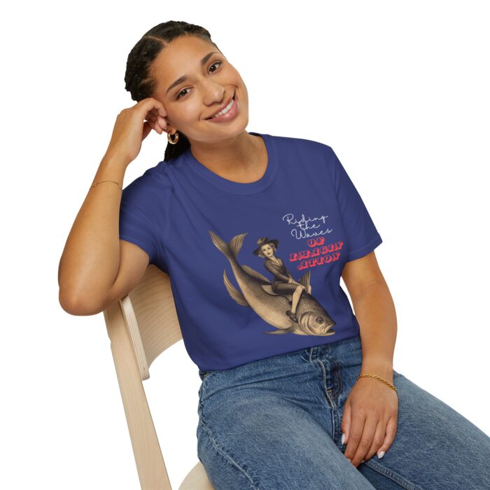 Whimsical Fishing Adventure T-Shirt | Fun Graphic Tee for Outdoorsy Types, Gift for Fishermen, Unisex T-Shirt, Casual Wear, Vintage Style - Image 42