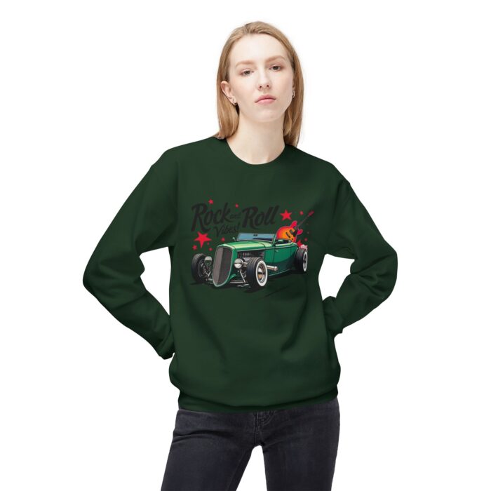 Rock & Roll Vibes Unisex Midweight Softstyle Fleece Crewneck Sweatshirt - Image 47
