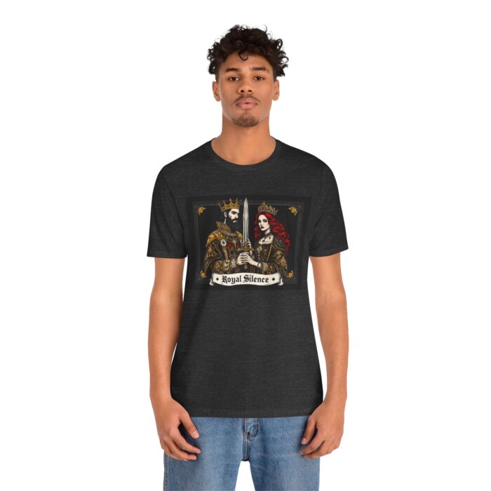 Royal Silence Graphic Tee, Gothic T-Shirt, King and Queen Shirt, Unisex Fashion Top, Drawstring Bag, Gift for Him/Her - Image 25