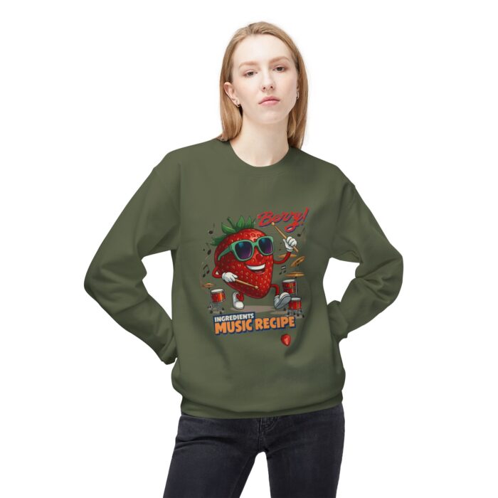 Berry Unisex Midweight Softstyle Fleece Crewneck Sweatshirt - Image 39