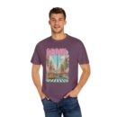 Seoul Inspired Unisex Garment-Dyed T-Shirt - Trendy Streetwear with Cityscape Design