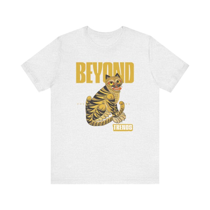 Beyond Trends Cat Tee, Unisex Jersey Short Sleeve T-Shirt, Stylish Cat Apparel, Gift for Cat Lovers, Trendy Graphic Tee - Image 9
