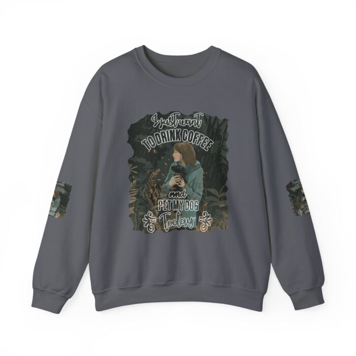 Pet my dog today Unisex Heavy Blend™ Crewneck Sweatshirt - Image 13