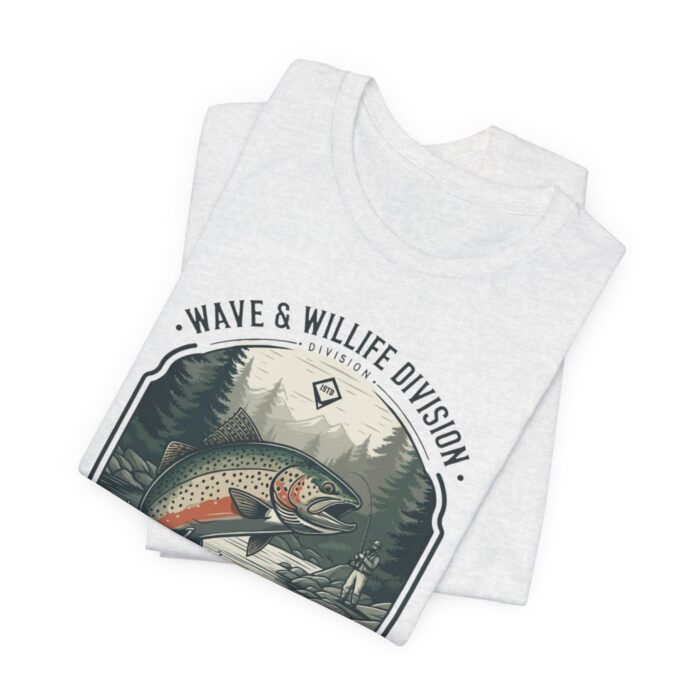 Nature-Inspired Graphic Tee, Perfect for Outdoor Enthusiasts and Casual Wear, Gift for Fishermen, Wilderness Adventure Shirt, [...] - Image 14