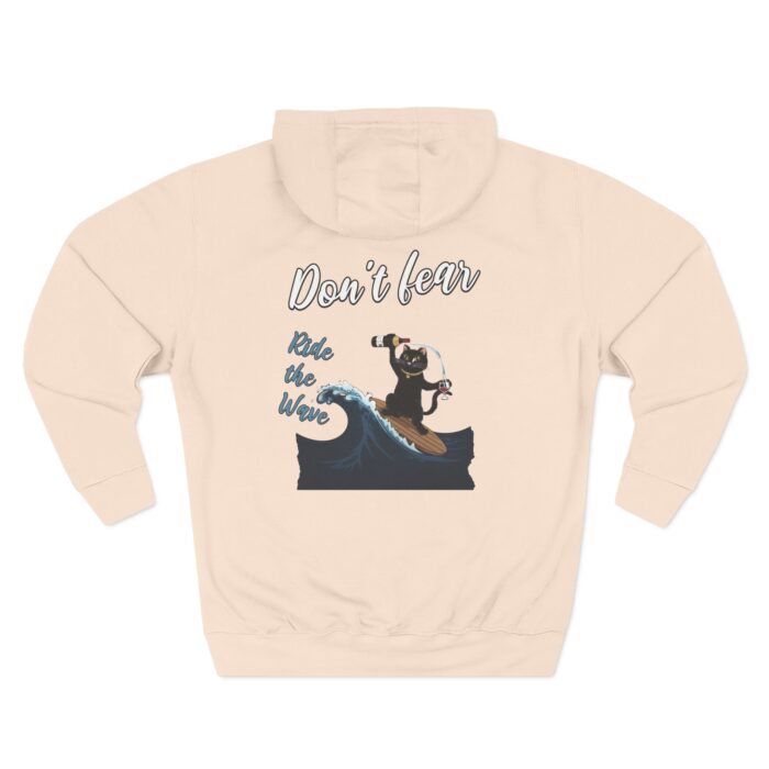 Ride with wave Three-Panel Fleece Hoodie - Image 10