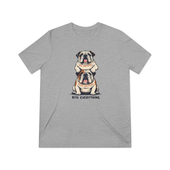 BITE EVERYTHING Unisex Triblend Tee - Image 29