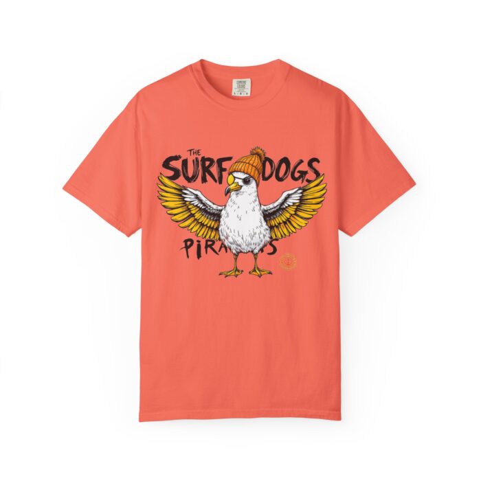 Surf Dogs Graphic T-Shirt for Animal Lovers - Unisex Garment-Dyed Tee - Image 10