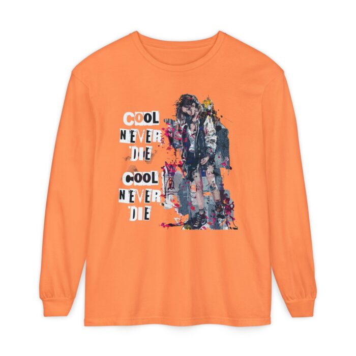Cool never die Garment-dyed Long Sleeve T-Shirt - Image 41