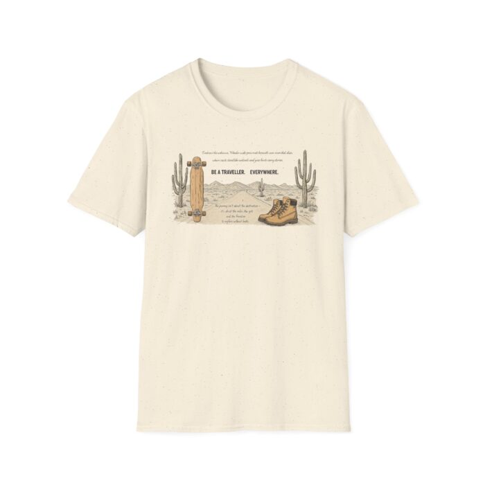 Be a traveller everywhere Unisex Softstyle T-Shirt