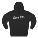 Ride with wave Three-Panel Fleece Hoodie