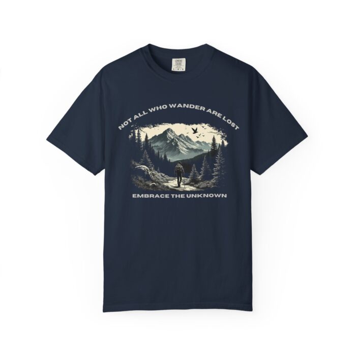 Adventure-Themed Unisex T-Shirt - Embrace the Unknown, Inspirational Tee for Explorers, Wanderlust Gift, Nature Lover Apparel, Hiking Shirt - Image 16