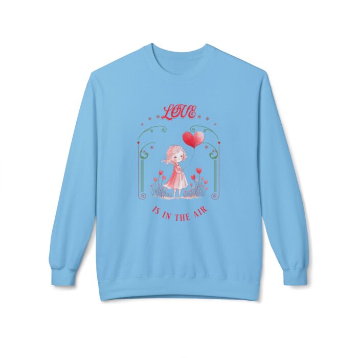 Love is in the air Unisex Midweight Softstyle Fleece Crewneck Sweatshirt - Image 37