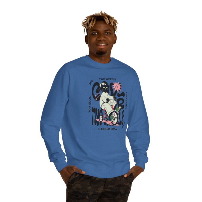 Too cool for two wheels Unisex Crew Neck Sweatshirt - Image 31