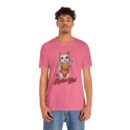 Retro Cat Unisex Tee, Fun Cat Shirt, Summer Vibes T-Shirt, Gift for Cat Lovers, Cute Animal Apparel