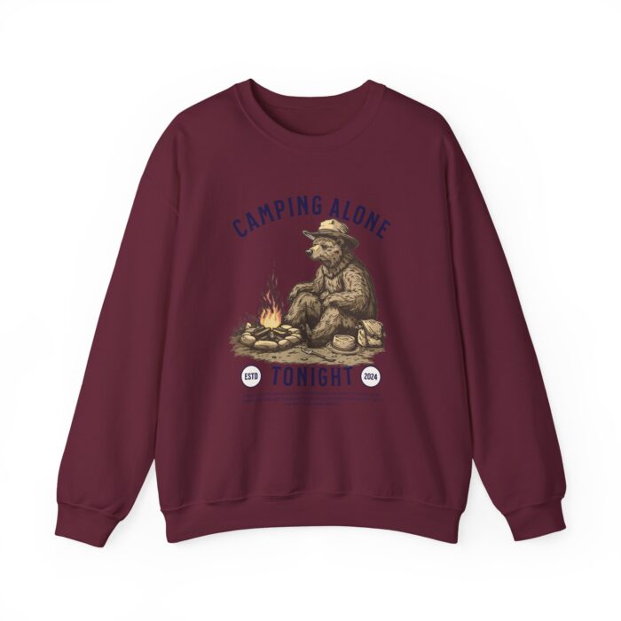 Camping alone Unisex Heavy Blend™ Crewneck Sweatshirt - Image 29