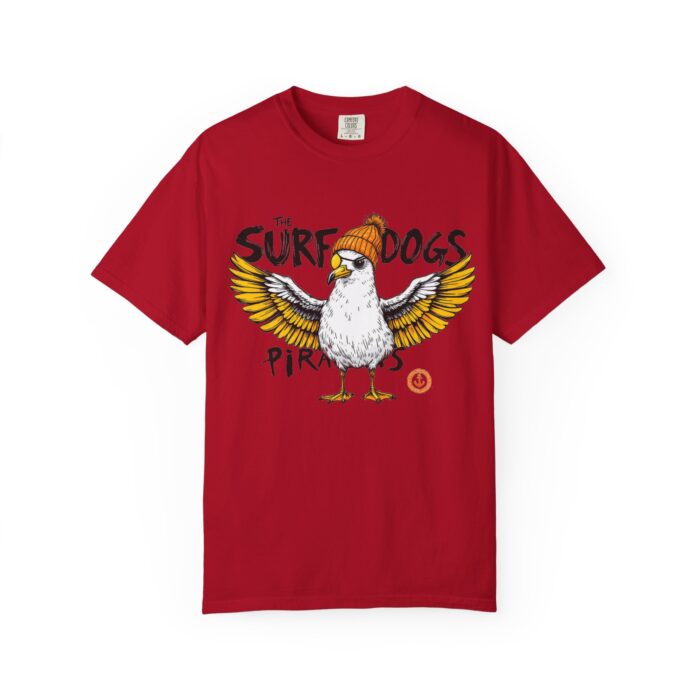 Surf Dogs Graphic T-Shirt for Animal Lovers - Unisex Garment-Dyed Tee - Image 50