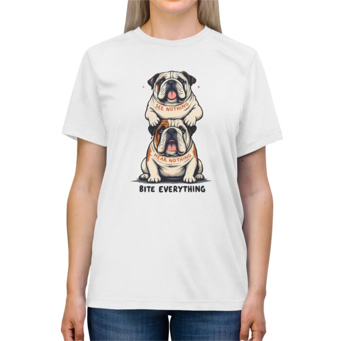 BITE EVERYTHING Unisex Triblend Tee - Image 11