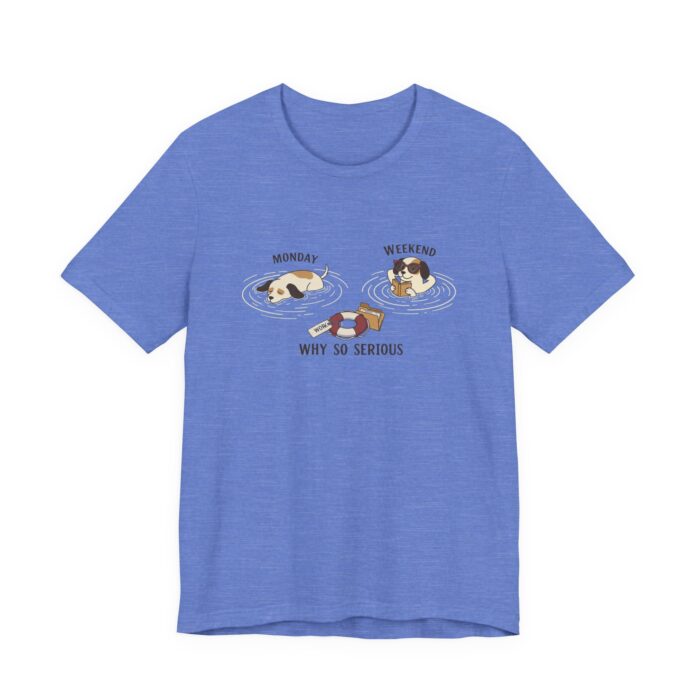 Playful Cat Humor Tee: Why So Serious?, Cute Pet Lover Gift, Cat Lover Shirt, Funny Animal Tee, Unisex T-shirt for Pet Owners - Image 19