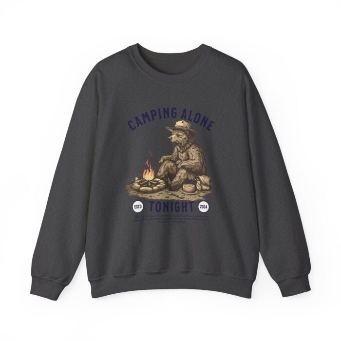 Camping alone Unisex Heavy Blend™ Crewneck Sweatshirt - Image 41