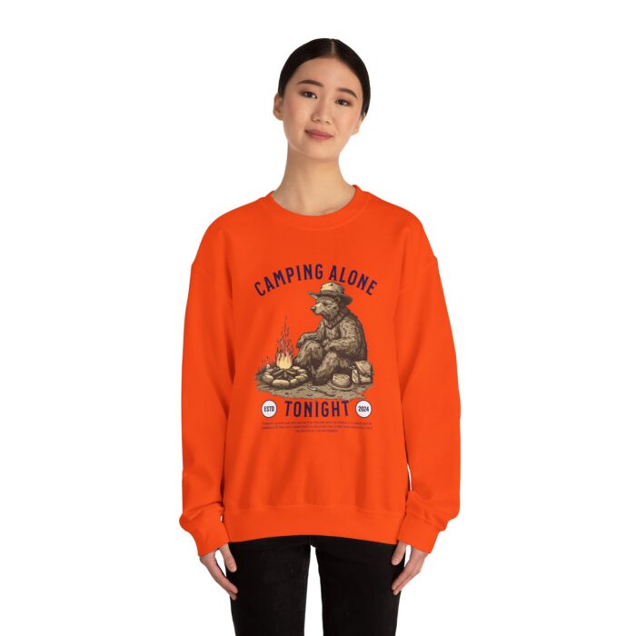 Camping alone Unisex Heavy Blend™ Crewneck Sweatshirt - Image 28