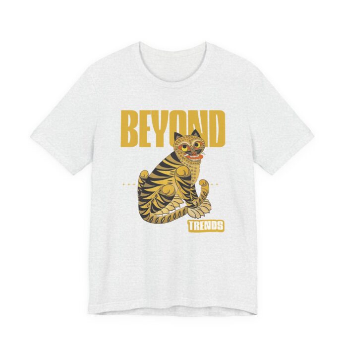 Beyond Trends Cat Tee, Unisex Jersey Short Sleeve T-Shirt, Stylish Cat Apparel, Gift for Cat Lovers, Trendy Graphic Tee - Image 11
