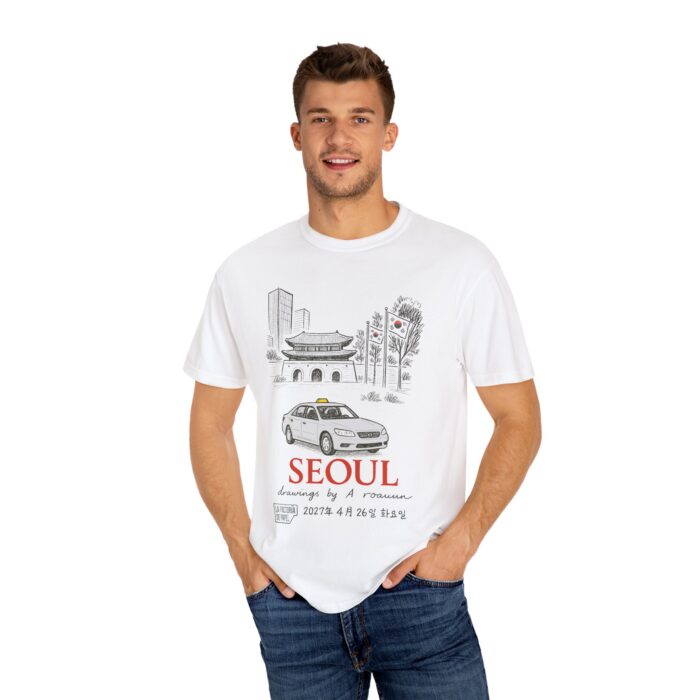 Seoul-Inspired Unisex T-Shirt - Artistic Design for Travelers - Image 8