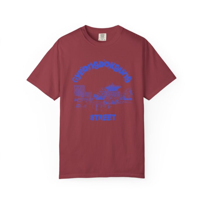 Gyeongbokgung Street Unisex Garment-Dyed T-shirt - Image 41