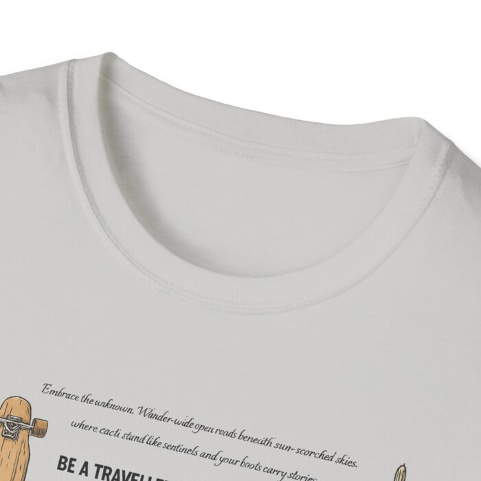 Be a traveller everywhere Unisex Softstyle T-Shirt - Image 11