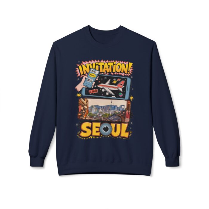 Invitation Seoul Unisex Midweight Softstyle Fleece Crewneck Sweatshirt