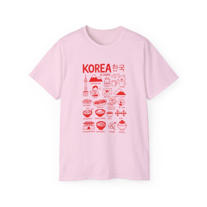 Korea Illustration Unisex Ultra Cotton Tee - Celebrate Culture & Travel - Image 26