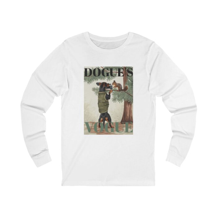 Dogue's Vogue Unisex Jersey Long Sleeve Tee - Image 15