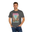 Seoul Inspired Unisex Garment-Dyed T-Shirt - Trendy Streetwear with Cityscape Design